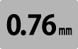 0.76mmPVCシルバーアイコン