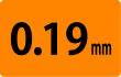 0.19mm PETカードアイコン